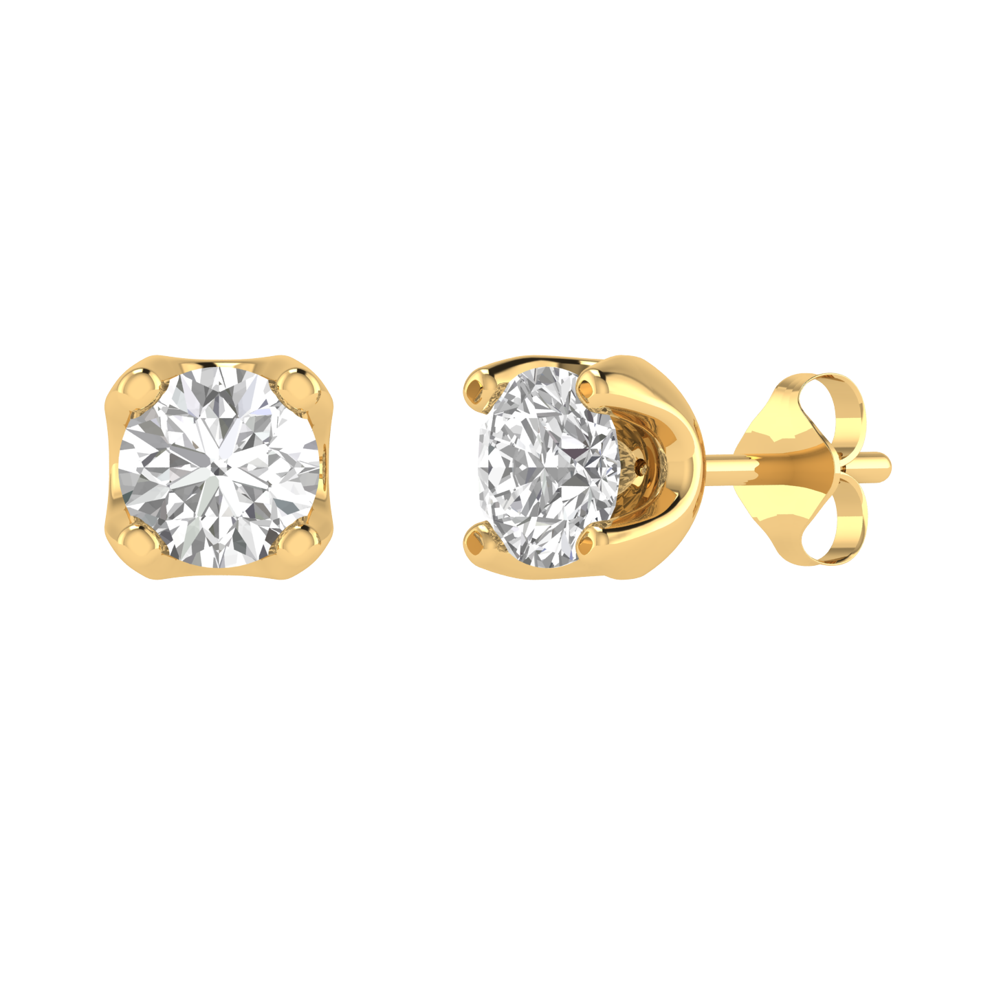 30 pointer earrings - Gold