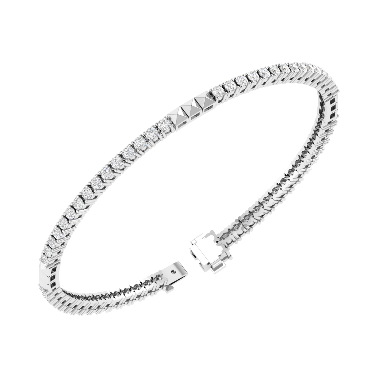 Lab Grown classic 4 cent tennis bracelet