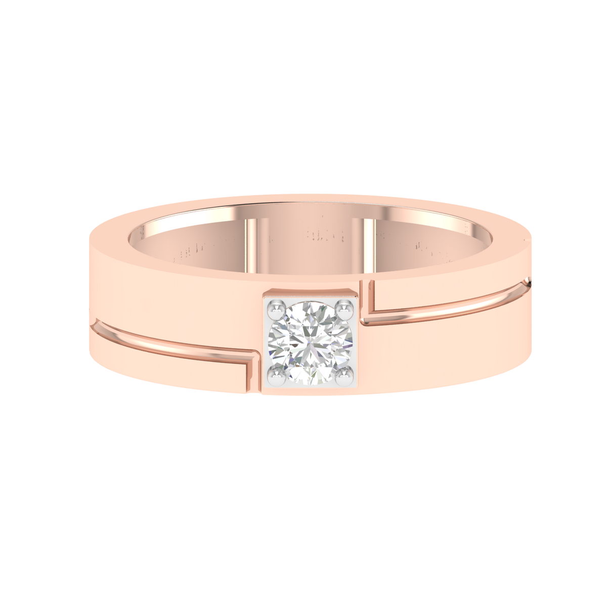Lab Grown 40 pointer Gents ring