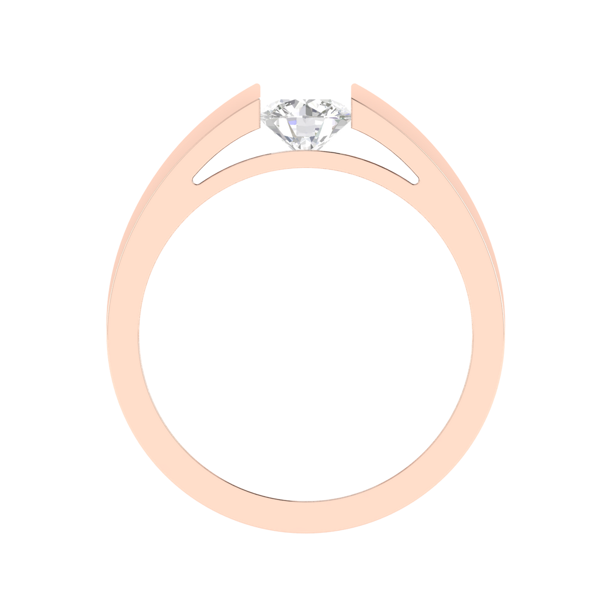 Lab Grown 70 pointer soliatire Gents Ring