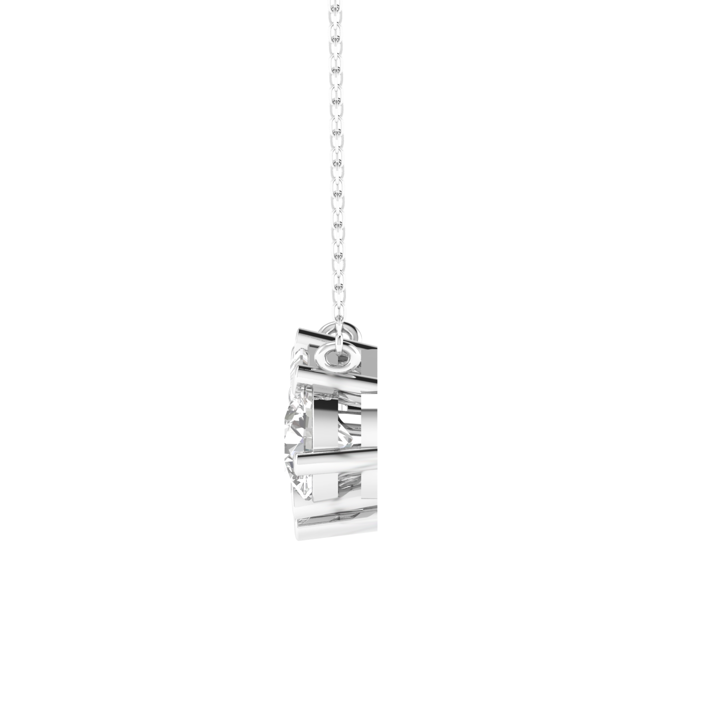 Labd Grown 3 shape pendant - White