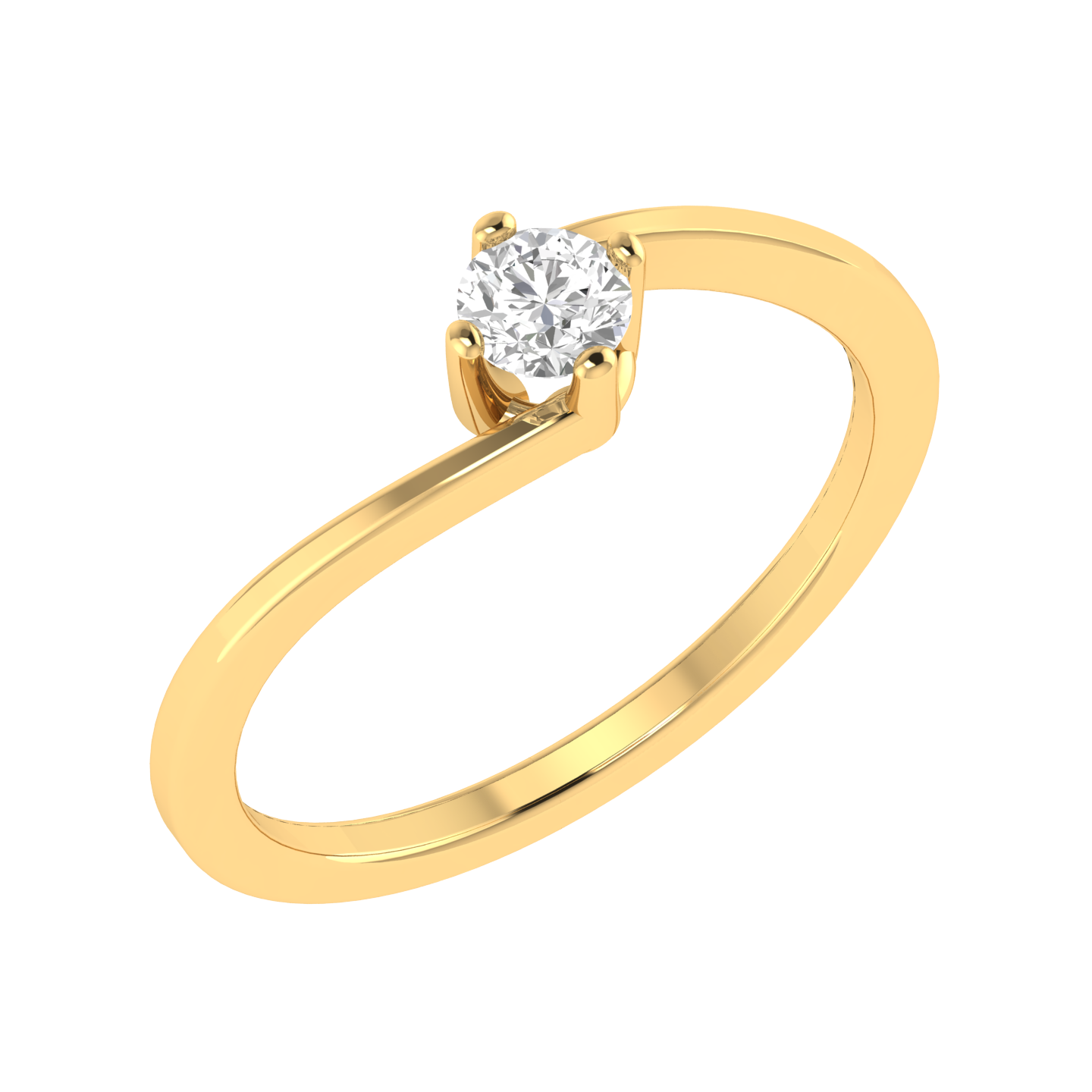 Dainty Round Ring - Gold
