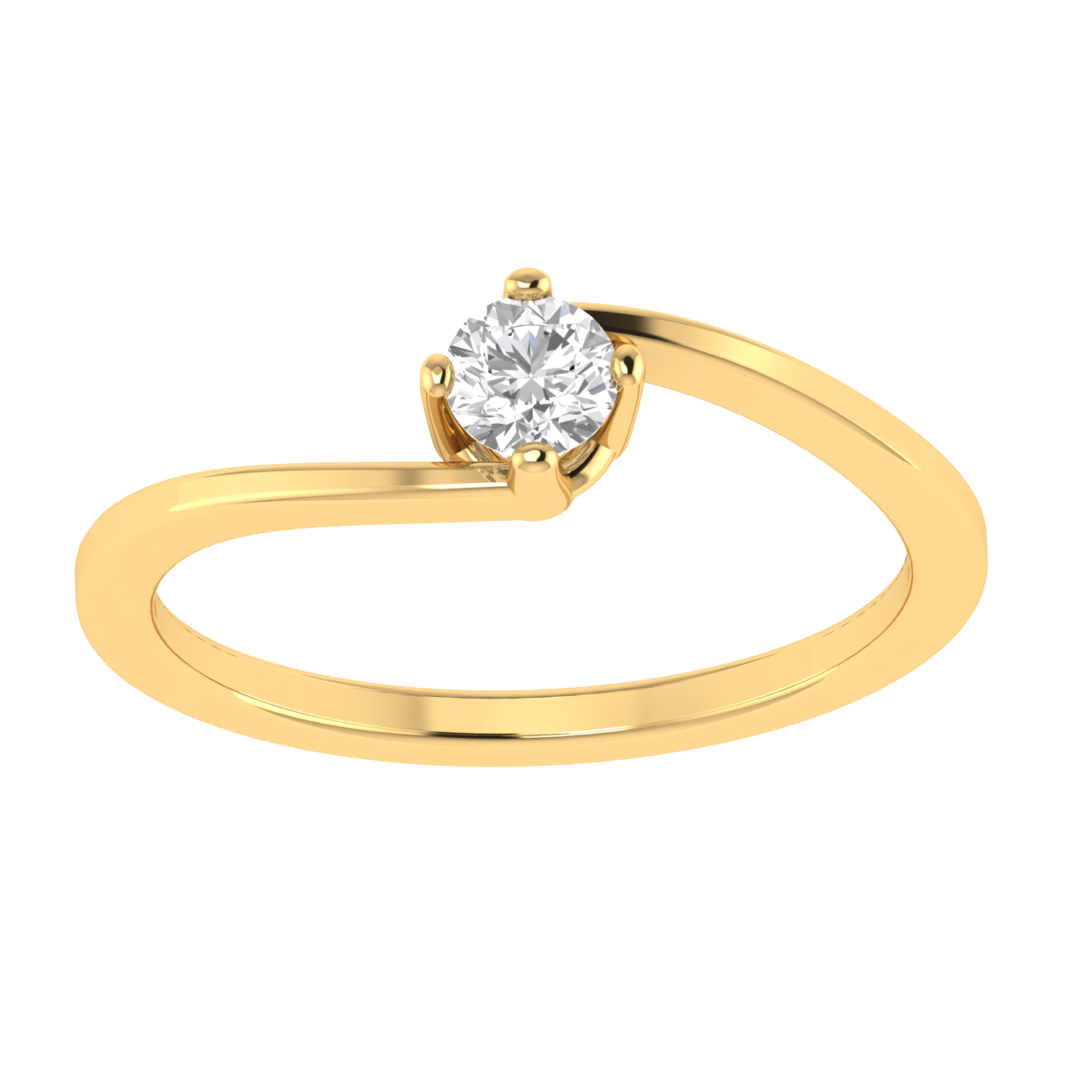 Dainty Round Ring - Gold