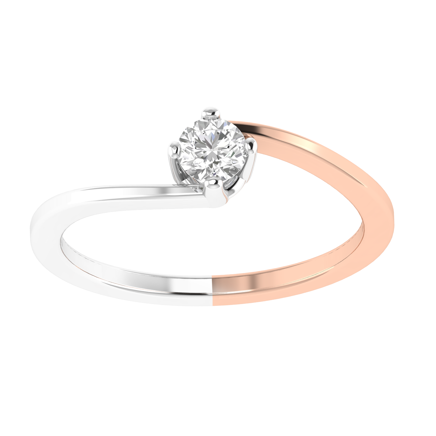 Dainty Round Ring - Rose