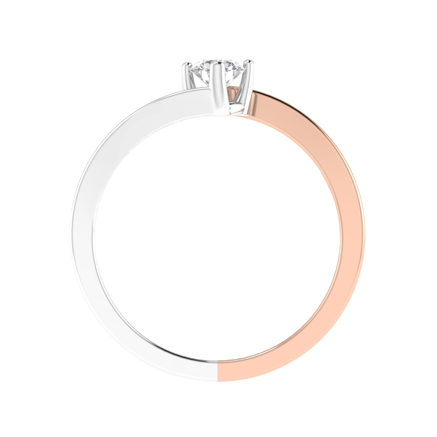 Dainty Round Ring - Rose