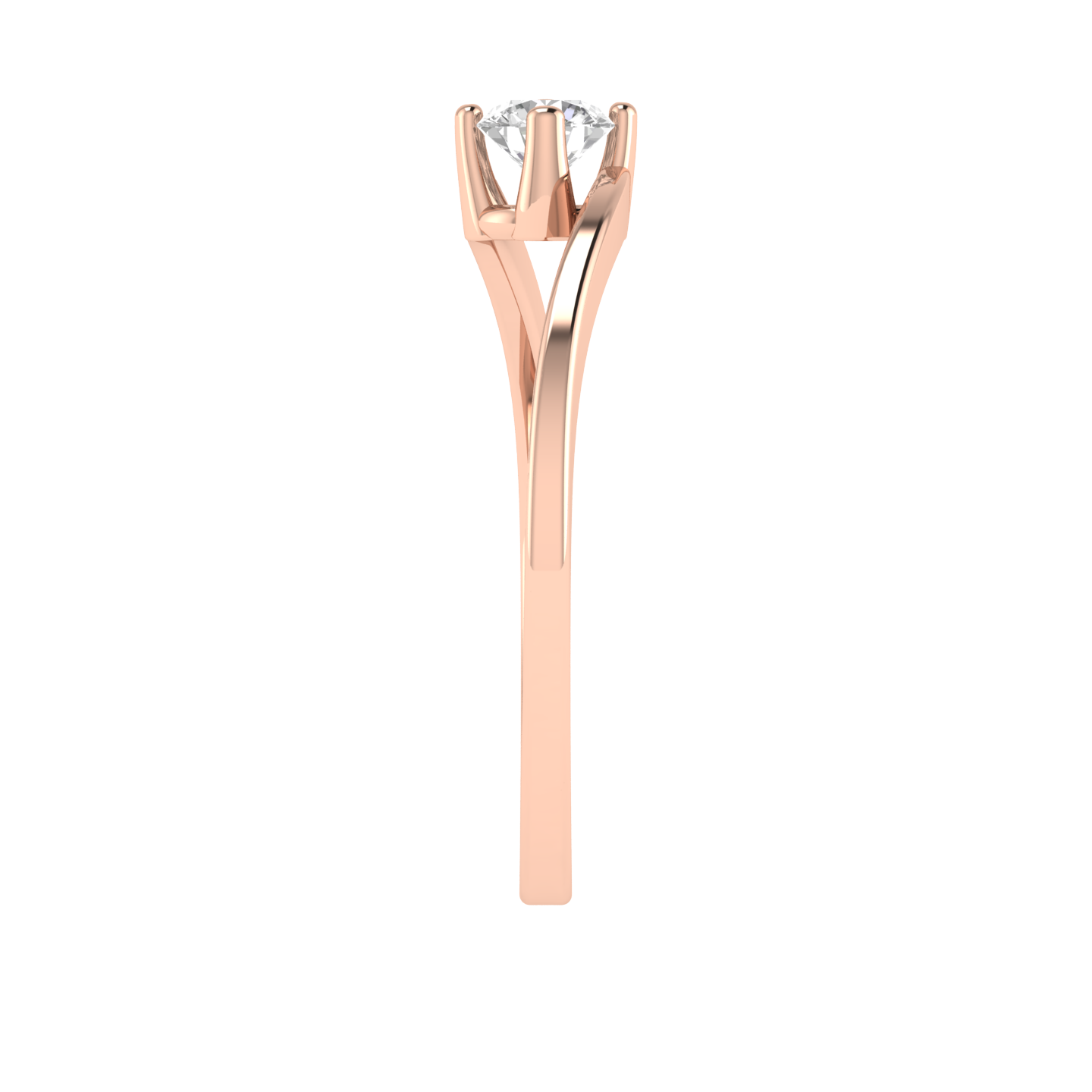 Dainty Round Ring - Rose