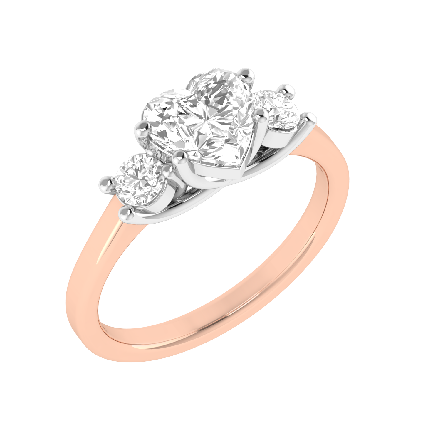 Heart Trilogy Ring - Rose