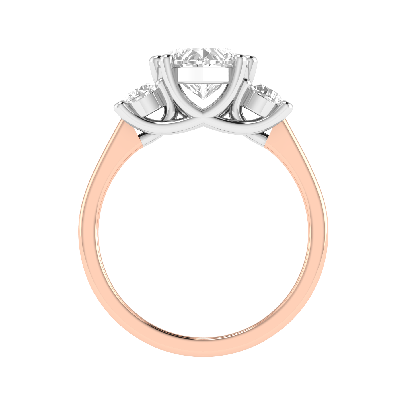 Heart Trilogy Ring - Rose