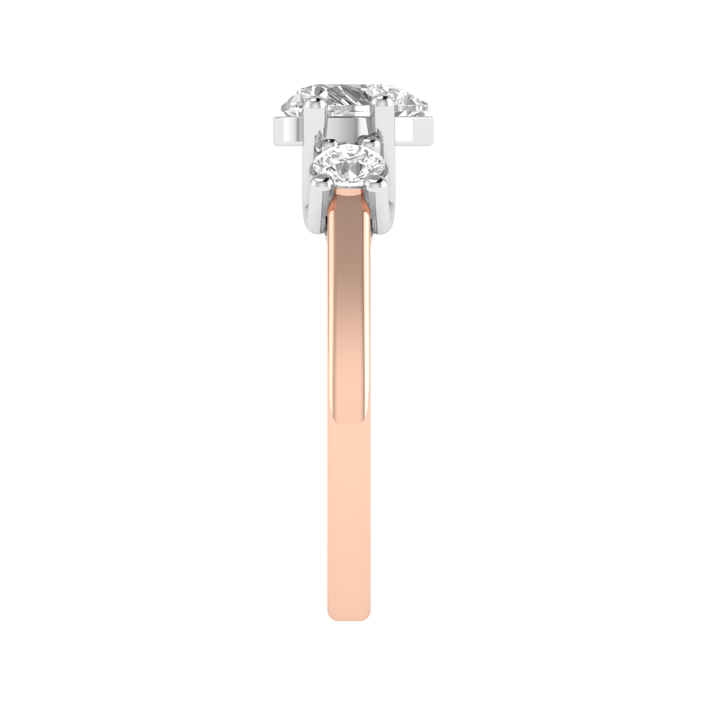 Heart Trilogy Ring - Rose
