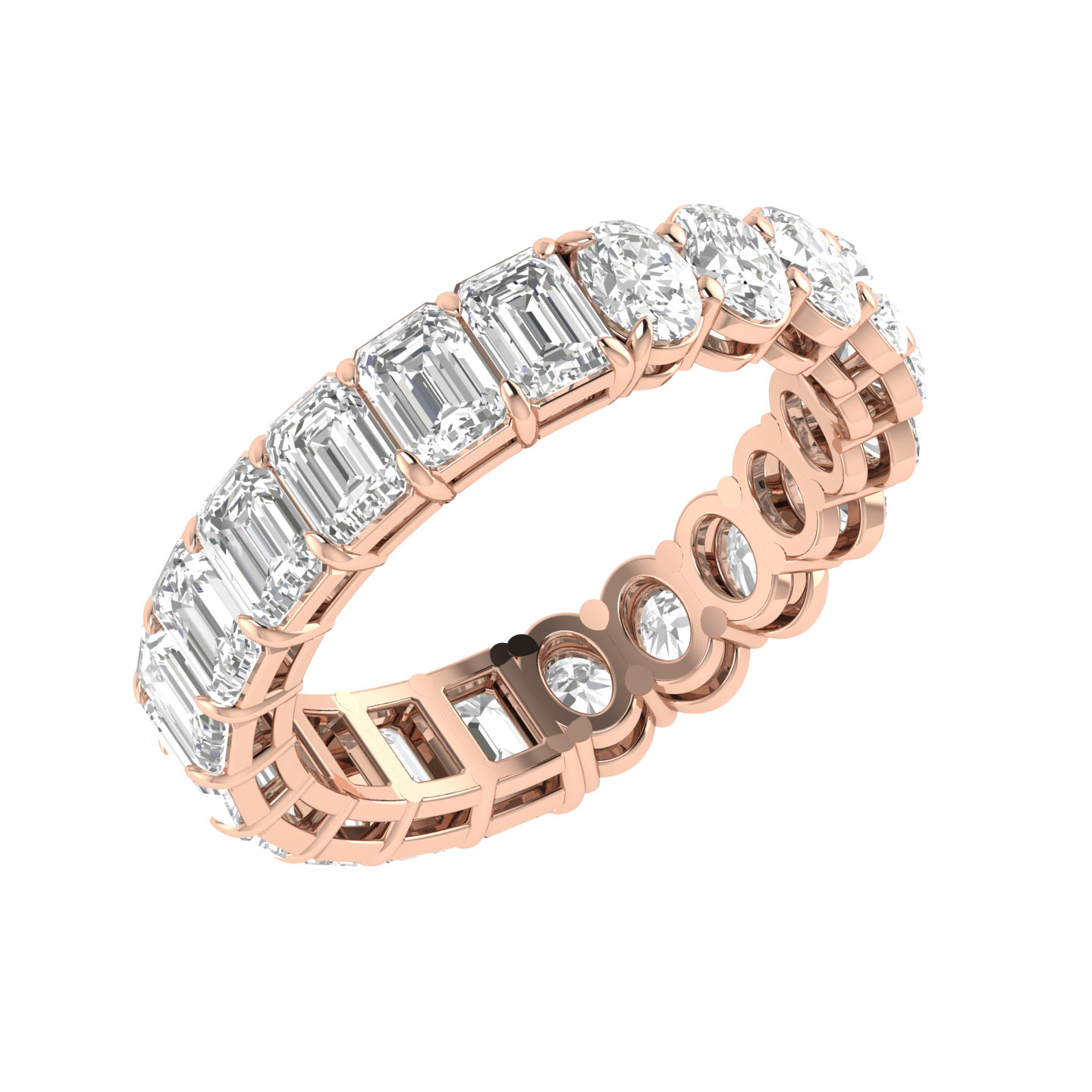 Multishaped Eternity Band - Rose