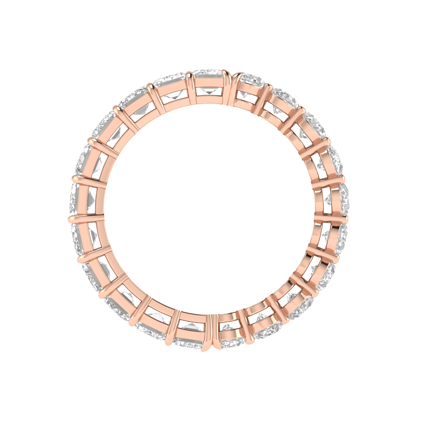Multishaped Eternity Band - Rose