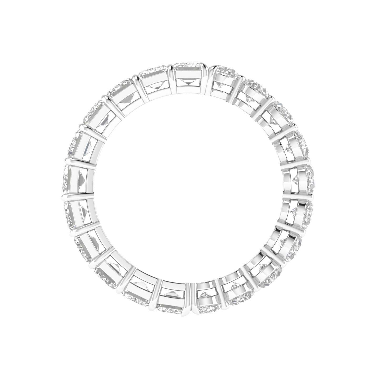 Multishaped Eternity Band - White