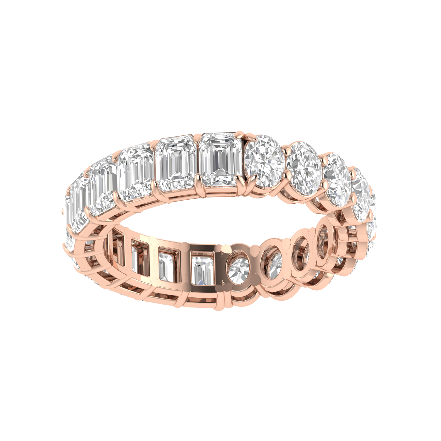 Multishaped Eternity Band - Rose