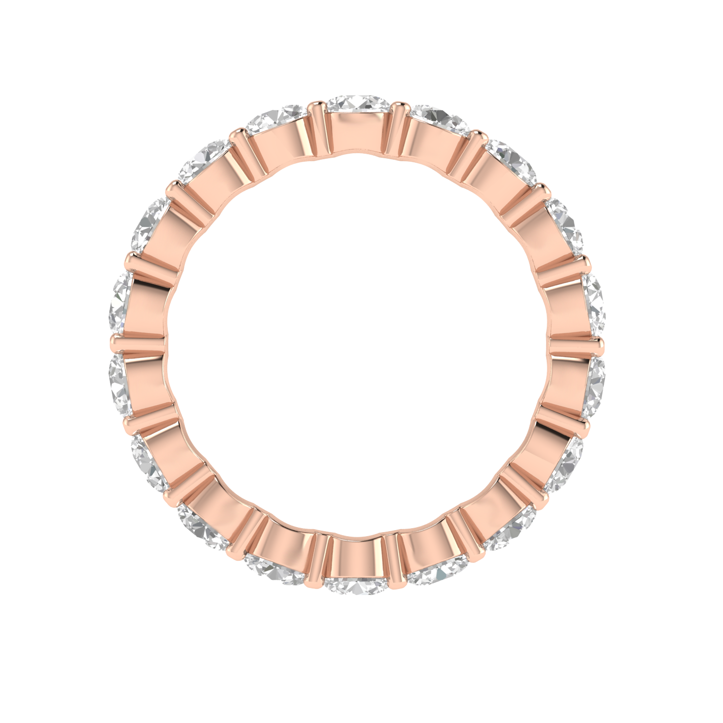 Round Eternity Band - Rose