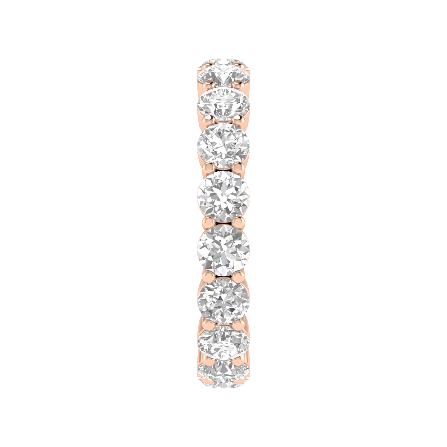 Round Eternity Band - Rose