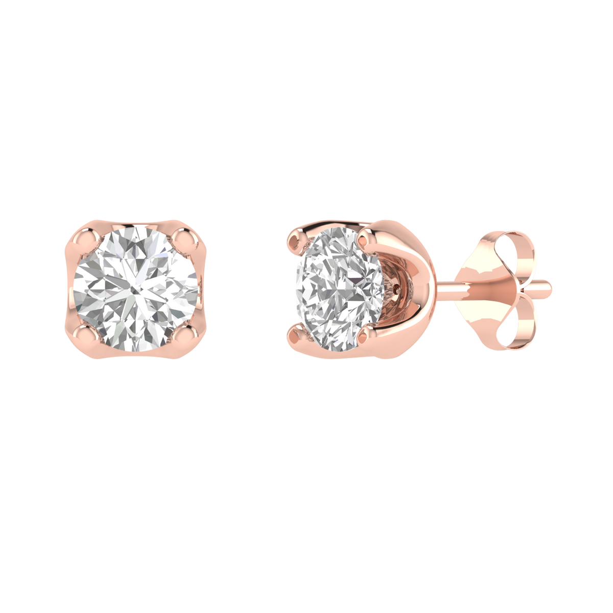 30 pointer earrings - Rose