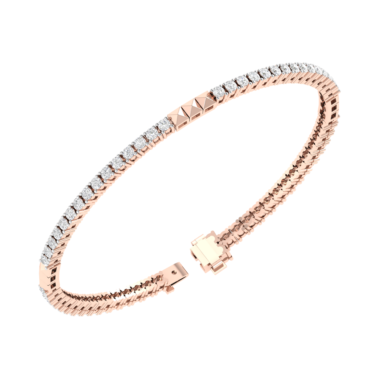 Lab Grown classic 4 cent tennis bracelet