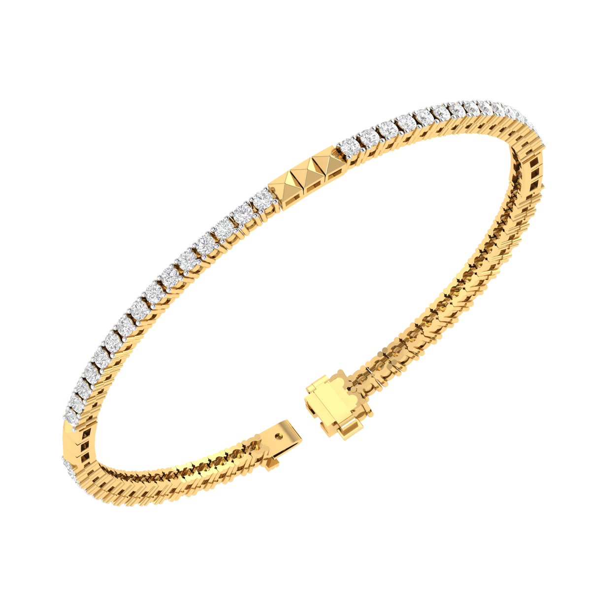 Lab Grown classic 4 cent tennis bracelet