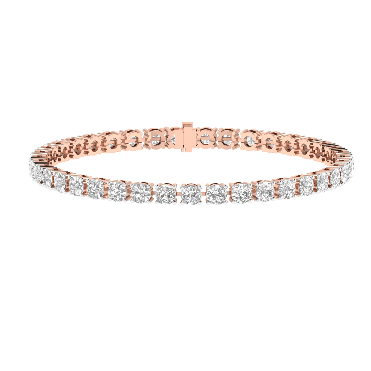 Lab Grown 30 pointer Tennis bracelet - Rose