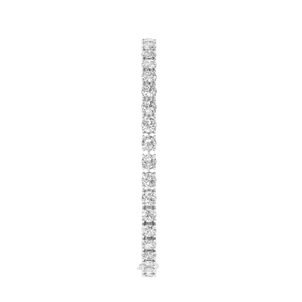 Lab Grown 30 pointer Tennis bracelet - White