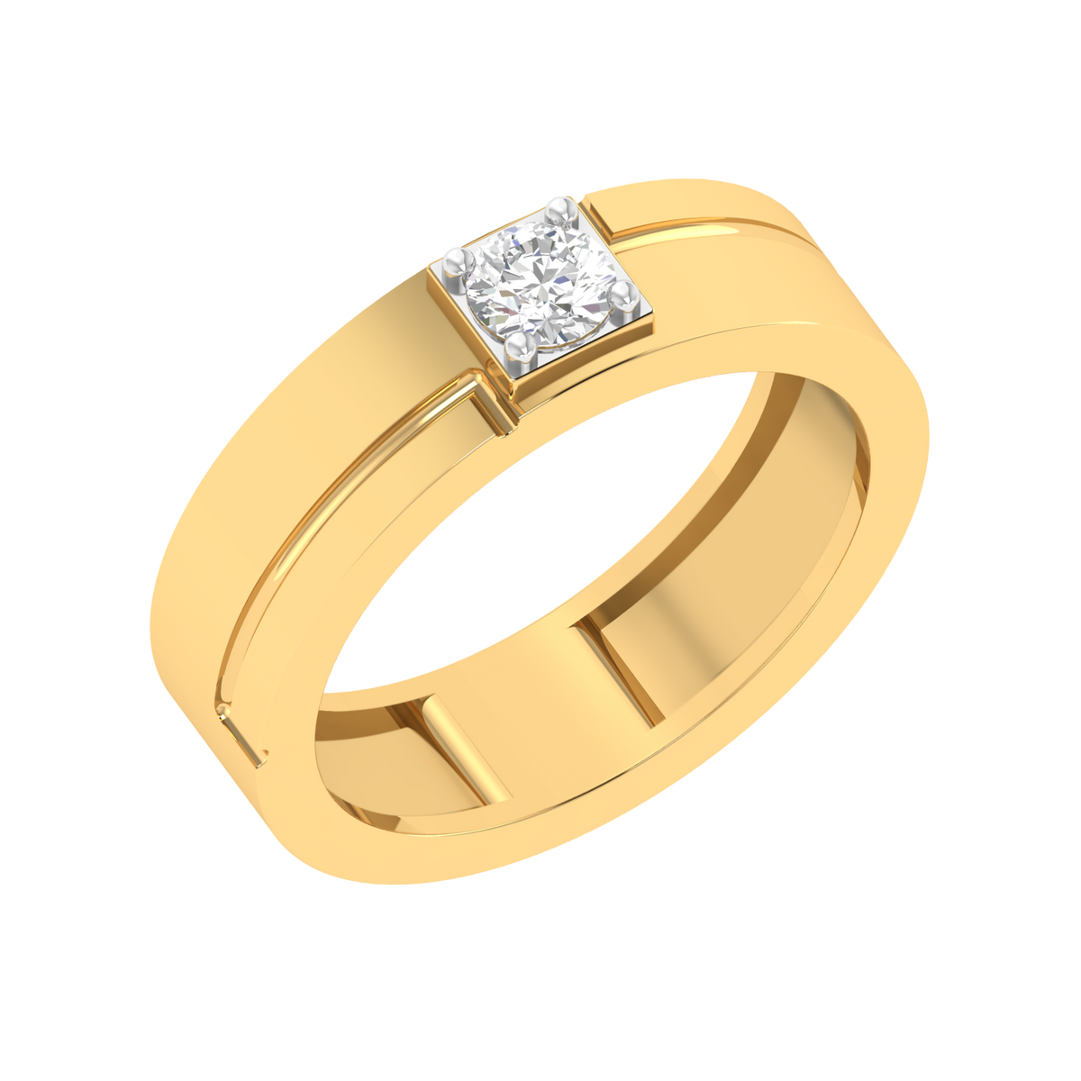 Lab Grown 40 pointer Gents ring