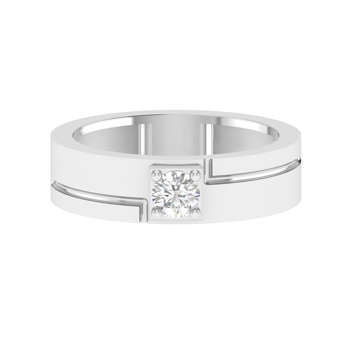 Lab Grown 40 pointer Gents ring