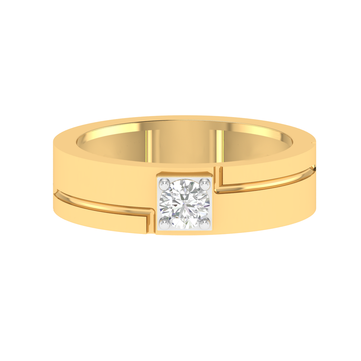Lab Grown 40 pointer Gents ring