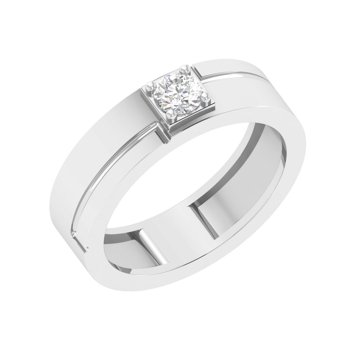 Lab Grown 40 pointer Gents ring