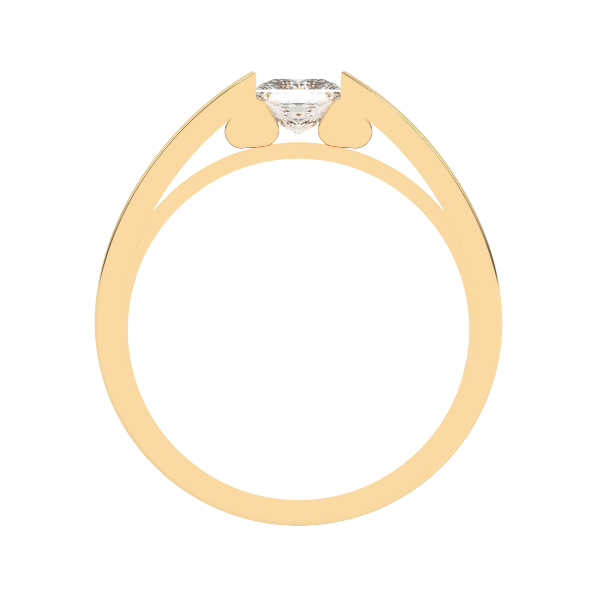 Lab Grown 50 pointer solitaire Gents Ring