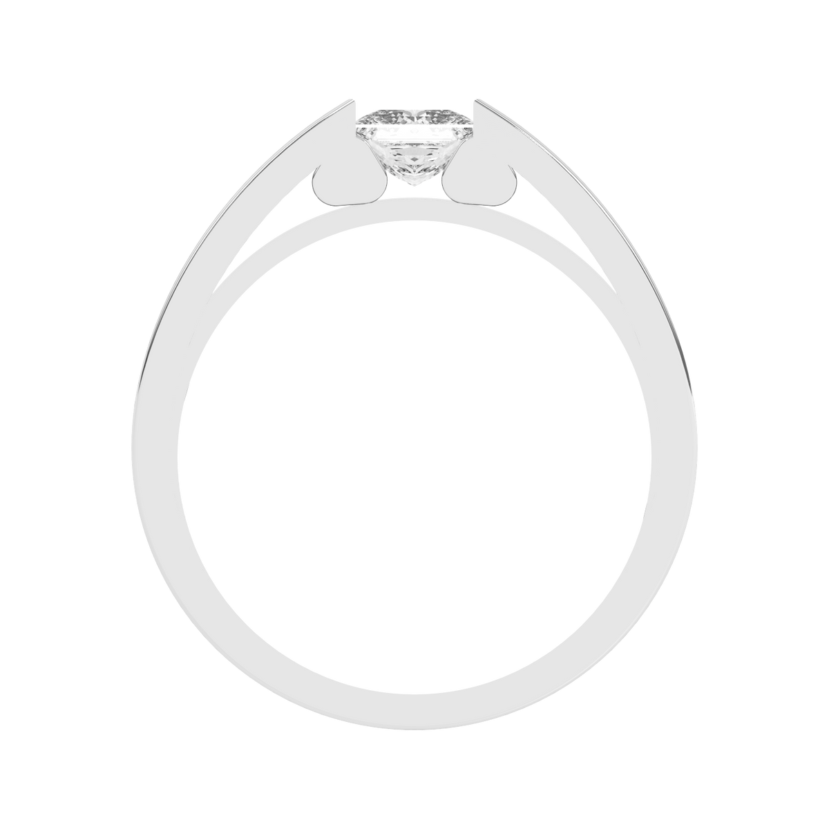 Lab Grown 50 pointer solitaire Gents Ring