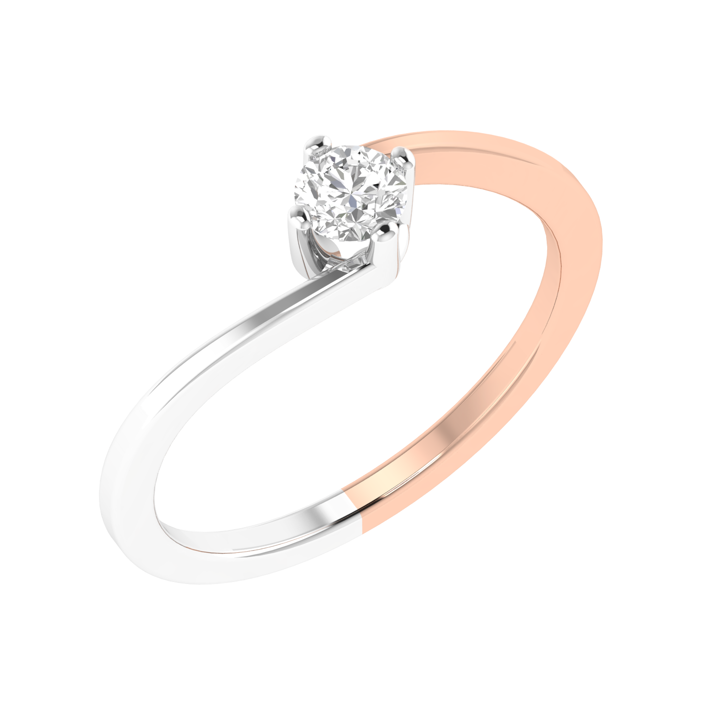 Dainty Round Ring - Rose