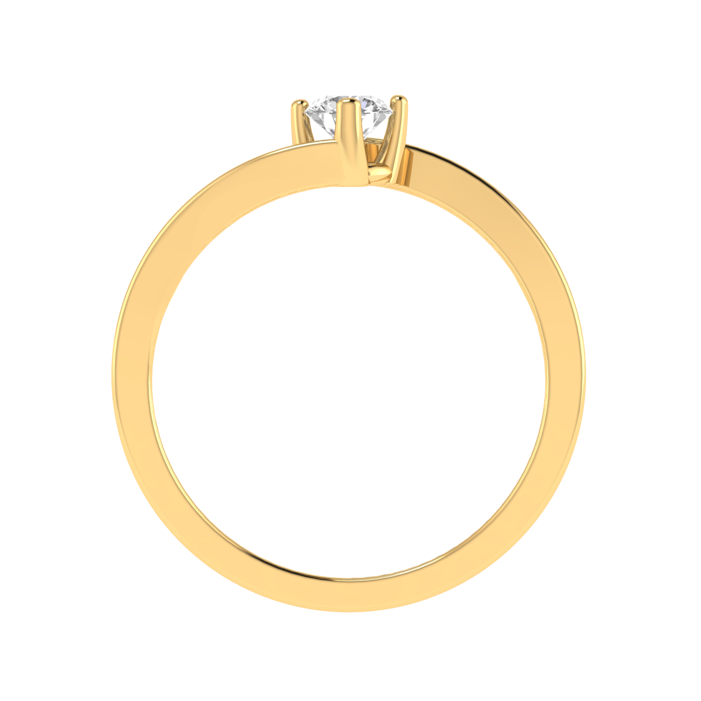 Dainty Round Ring - Gold