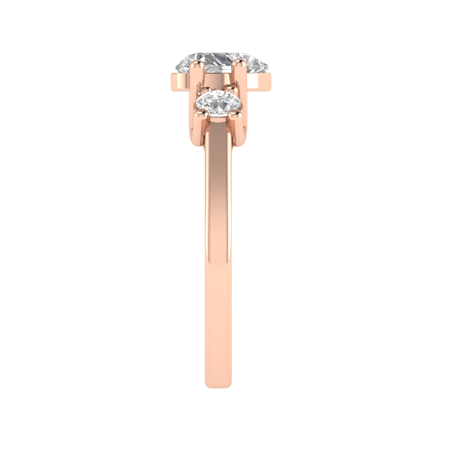 Heart Trilogy Ring - Rose