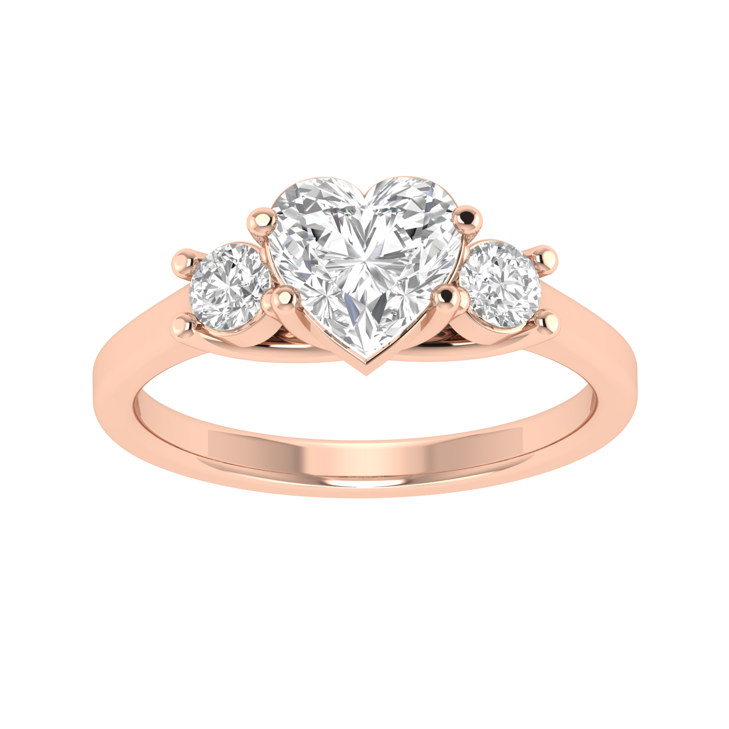 Heart Trilogy Ring - Rose