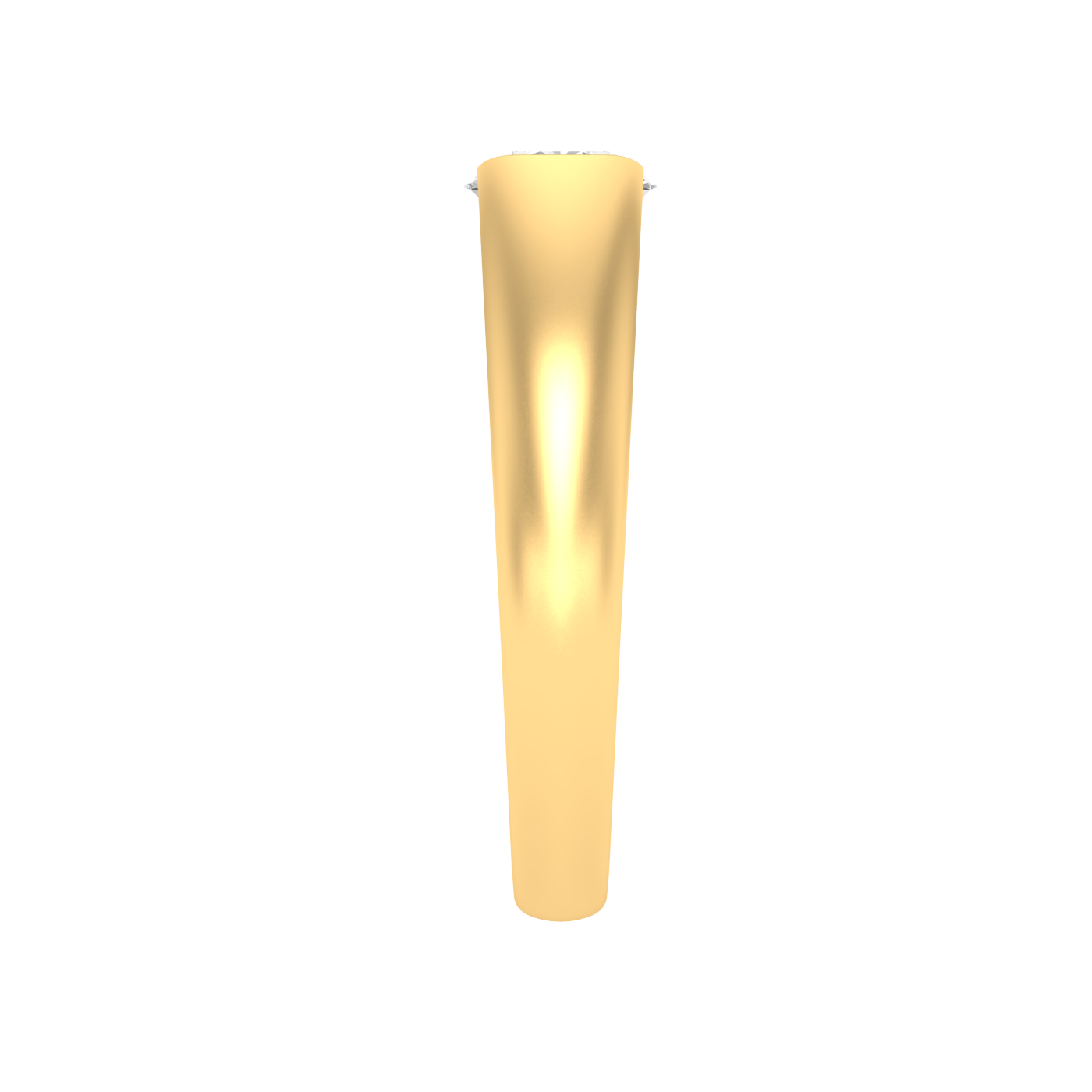 Lab Grown 1 carat solitaire Gents ring - Gold