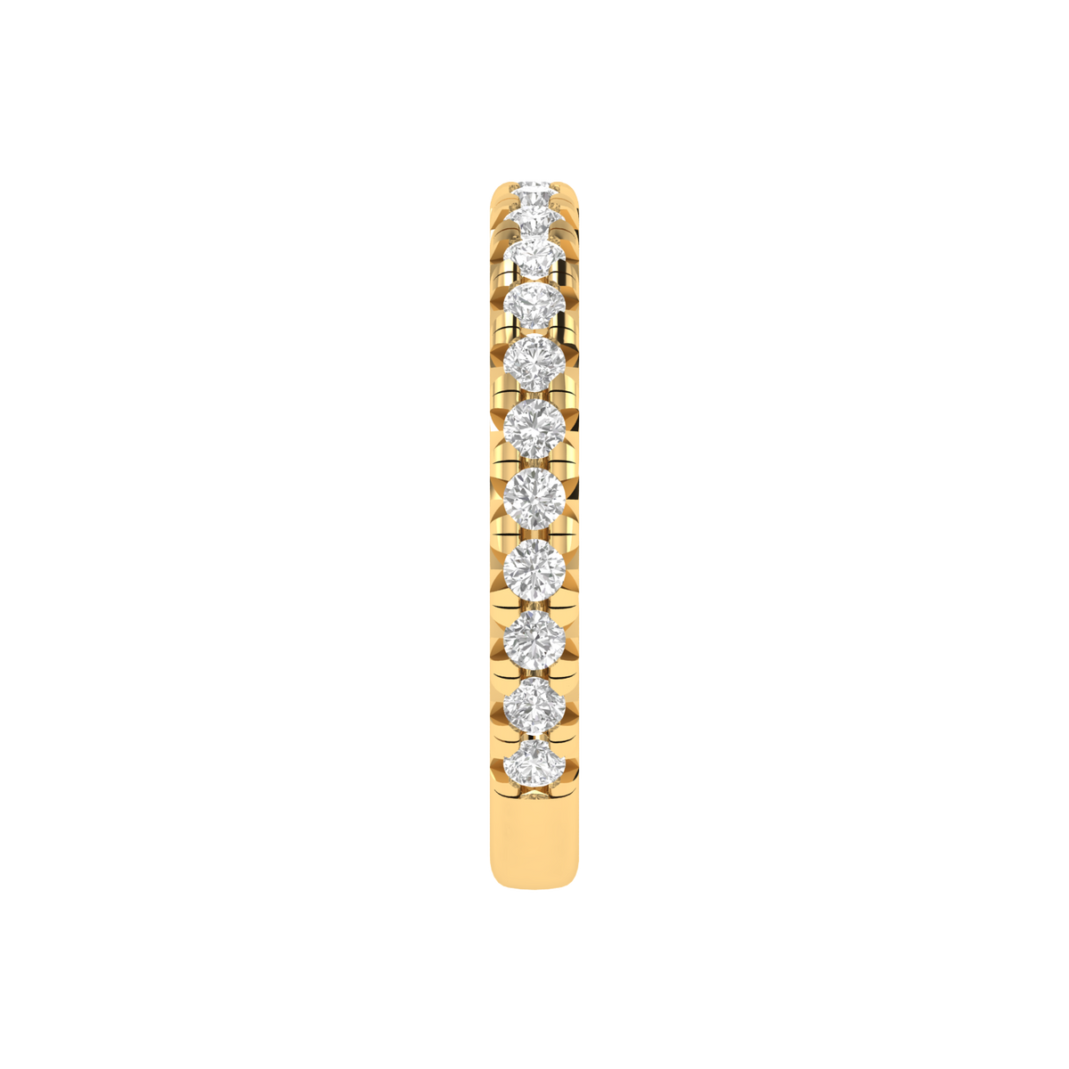 Small Round Diamond Eternity Ring - Gold